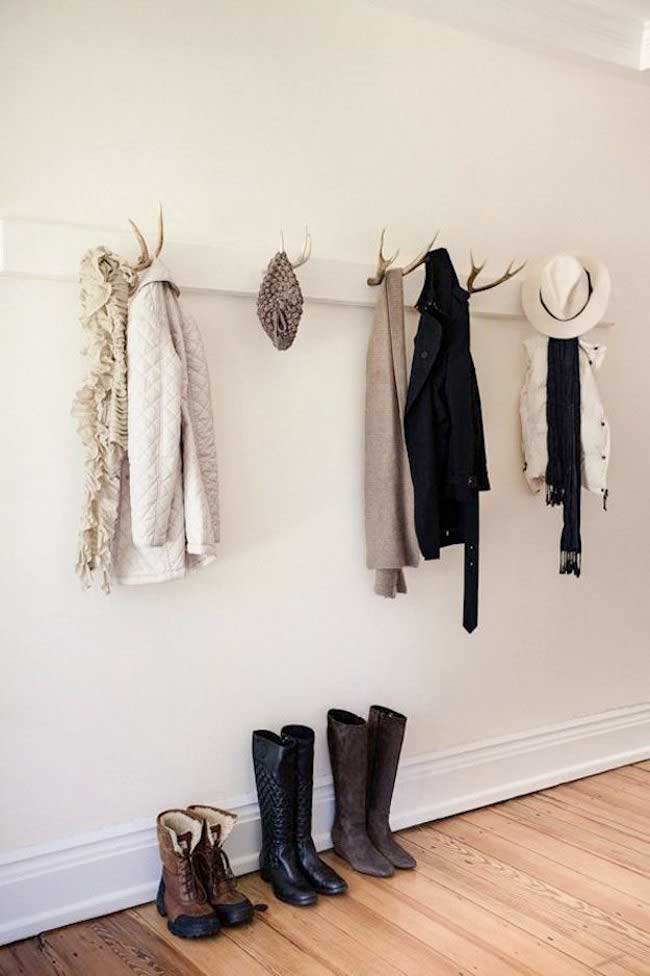 antler coat rack