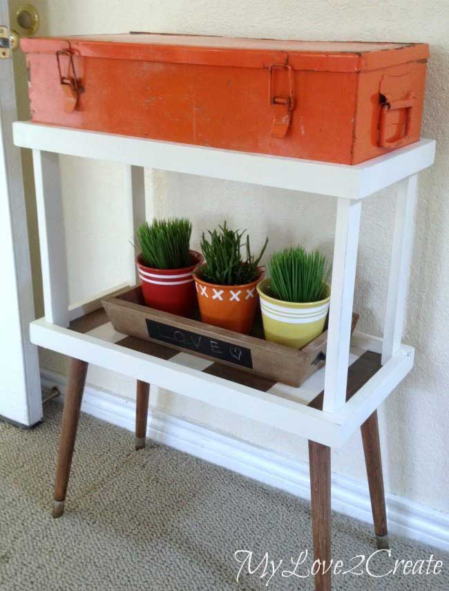 repurposed tool box table