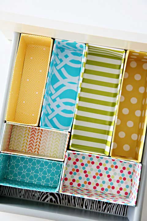 cereal box drawer dividers