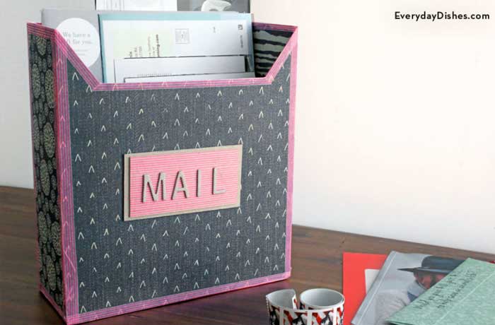 cereal box crafts - mail box