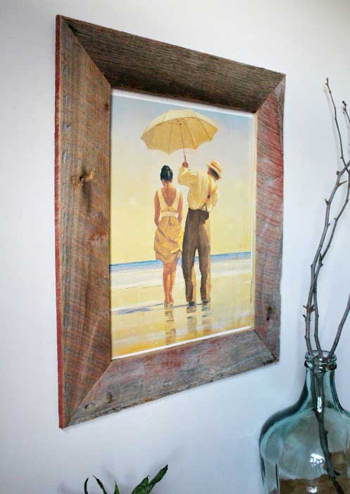 diy barnwood crafts - picture frame