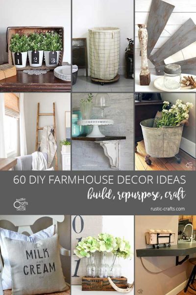 60 Easy Diy Farmhouse Decor Ideas - Rustic Crafts & Diy