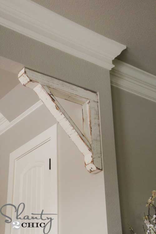 diy farmhouse style corbel