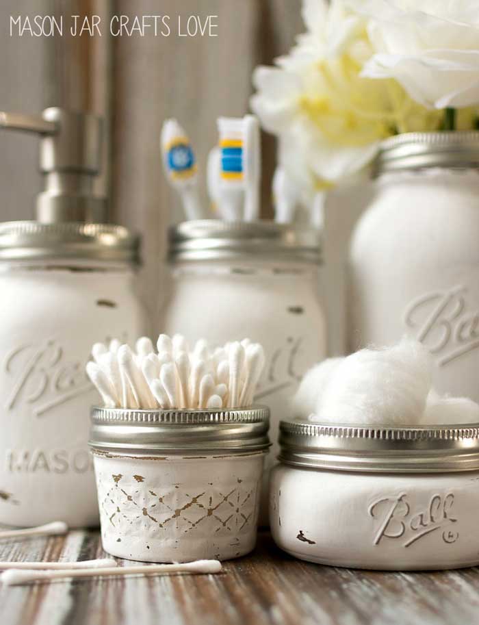 diy mason jar storage