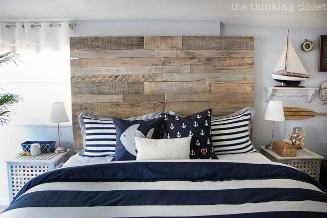 diy pallet headboard