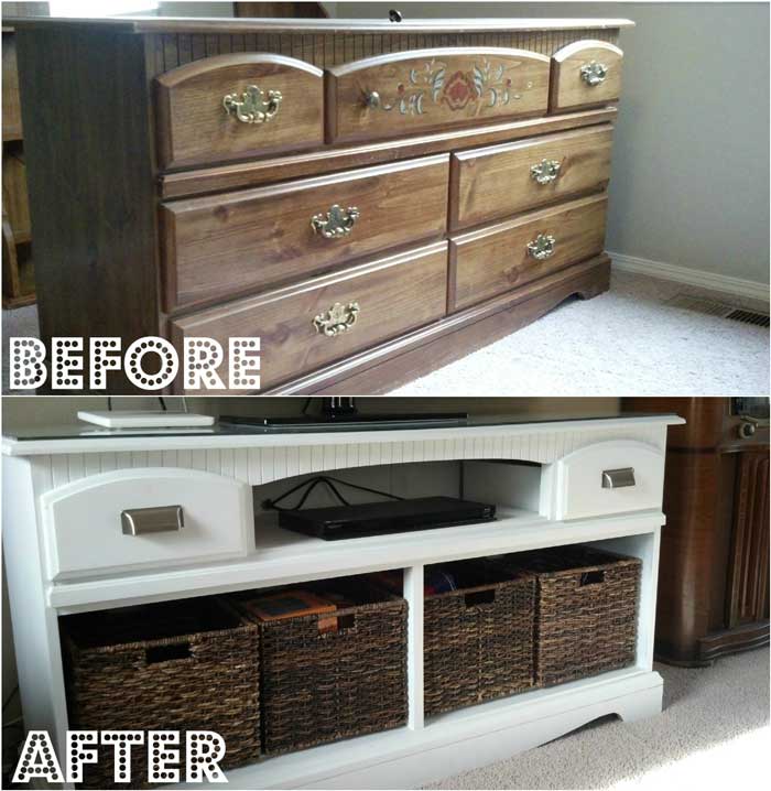 dresser to tv stand