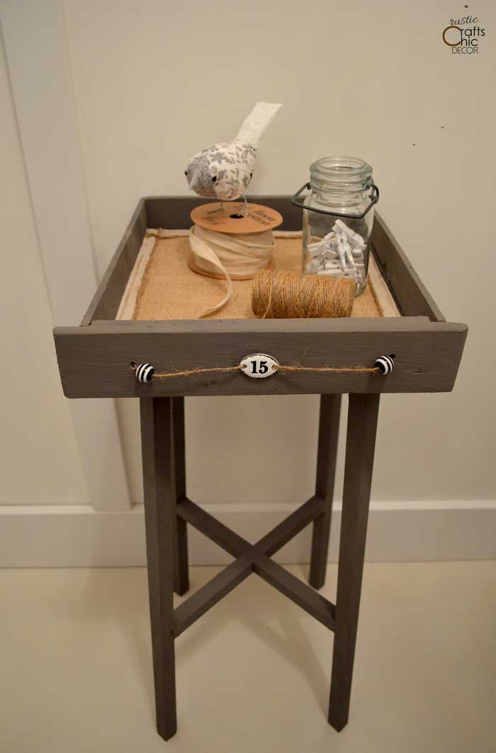 drawer side table