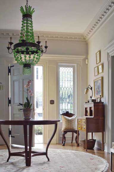 southern style house foyer