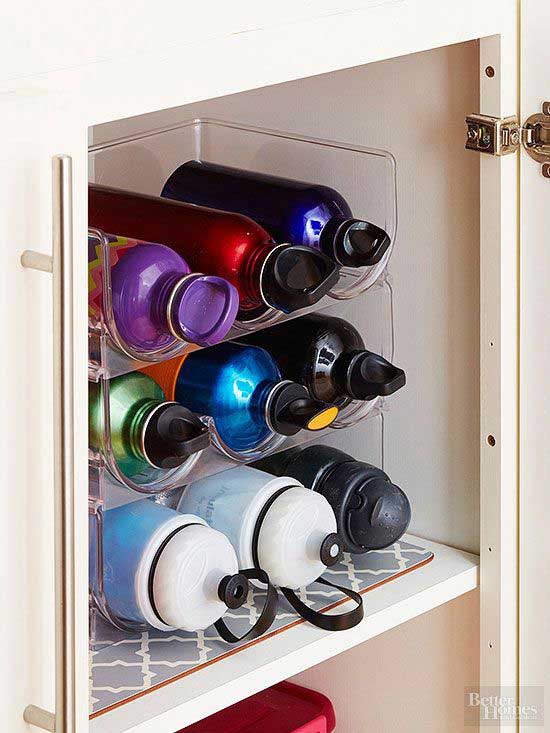 wine rack water bottle holder