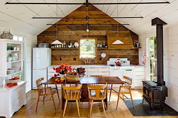 colorsplashed cabin interior