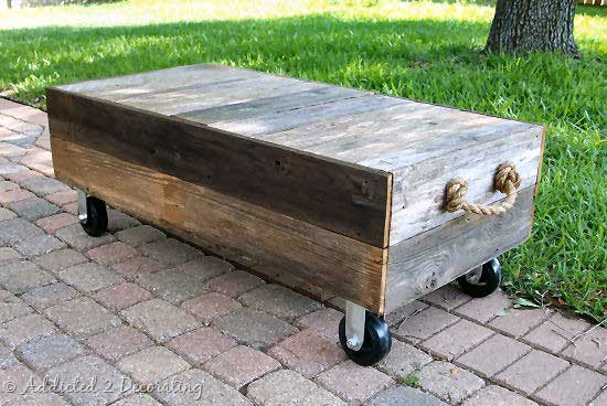 diy cedar fence outdoor coffee table