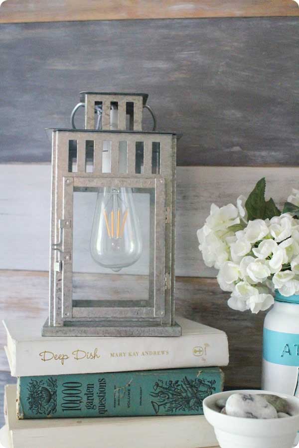 diy lantern lamp