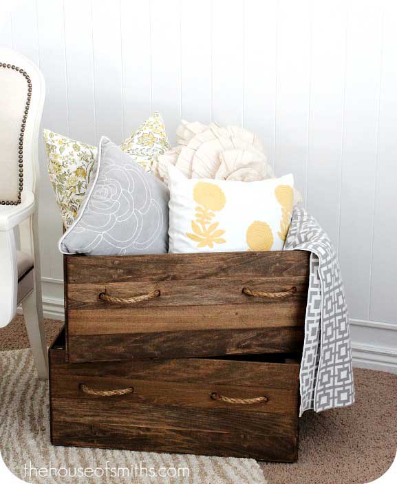 diy vintage inspired crates