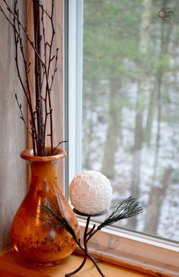 sticks in vase