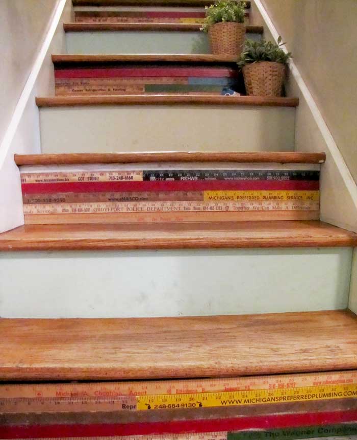 yardstick stair risers