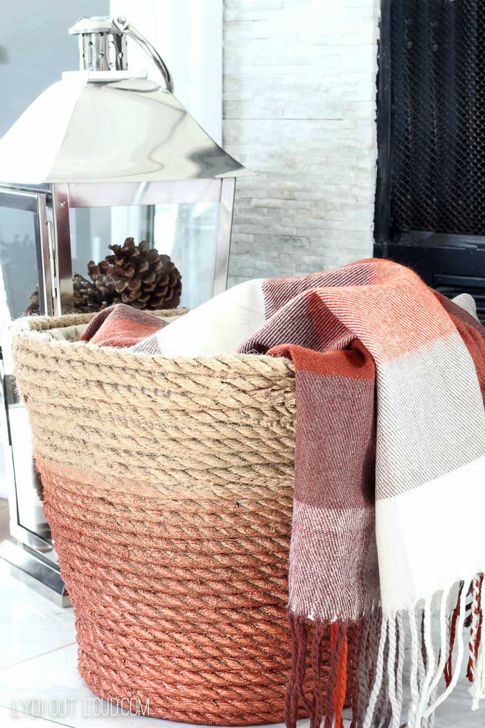 diy rustic decor basket