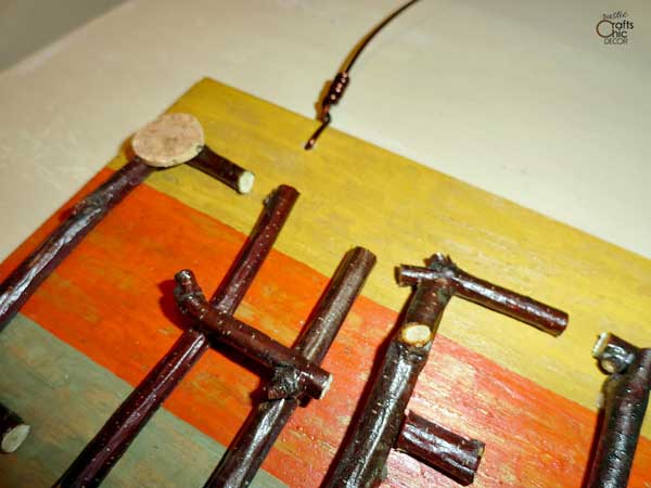 diy twig letters