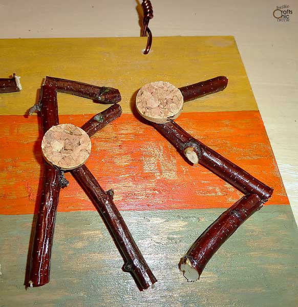 diy twig letters