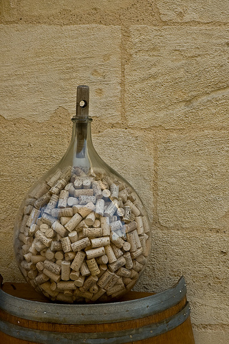 wine cork vase filler