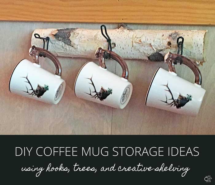 diy coffee mug storage ideas