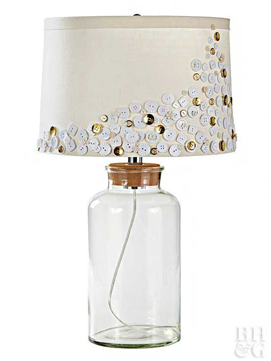 button lampshade