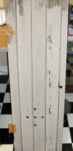 old wooden shutter