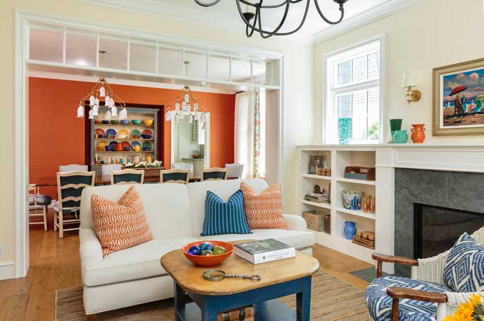 25 Bright And Cheerful Orange Accent Wall Ideas - DigsDigs