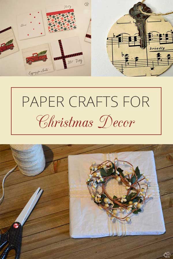 Easy Christmas Paper Crafts  Rustic Crafts & DIY