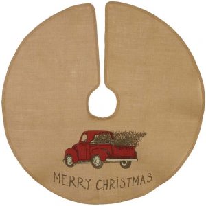 rustic christmas tree skirt