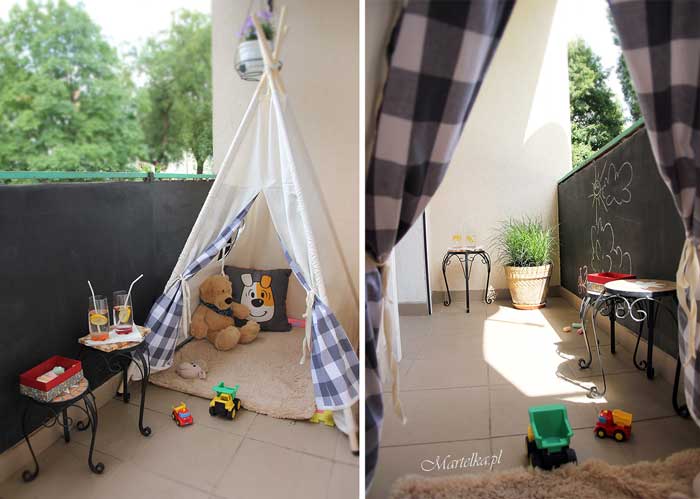 teepee kids playroom idea