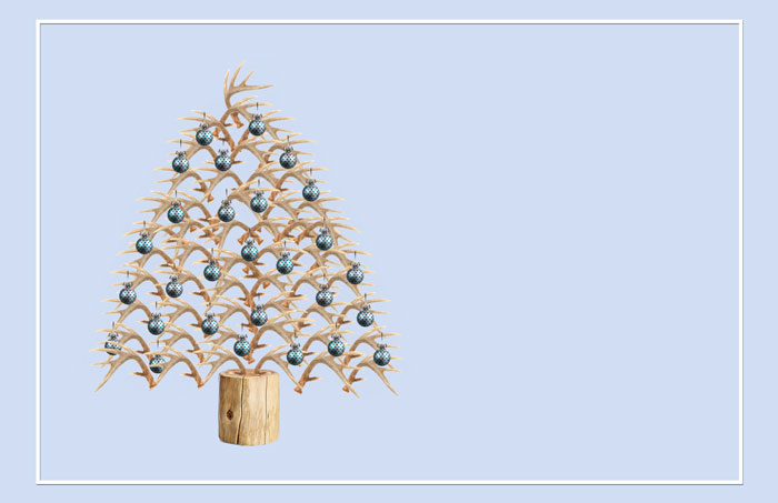 antler tree Christmas image