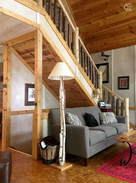 cabin stairway