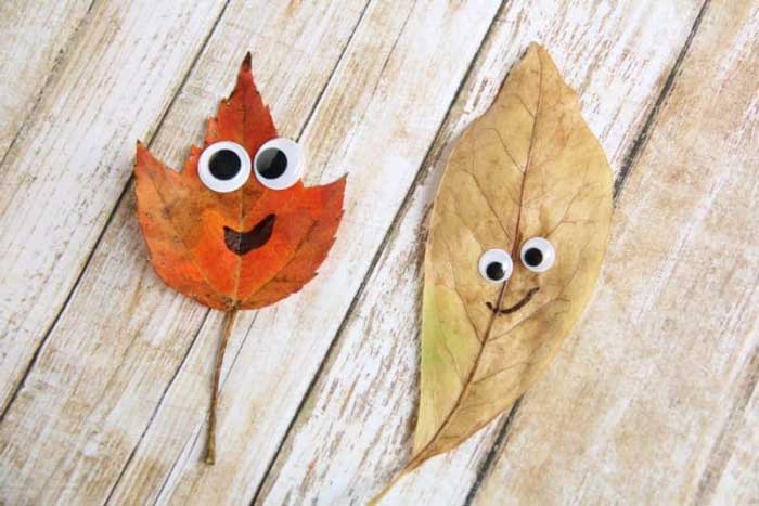 leaf people craft for preschoolers