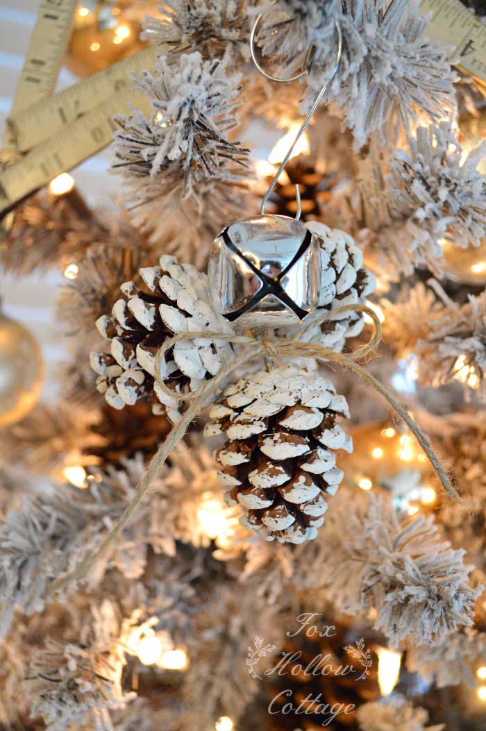 pinecone trio ornament