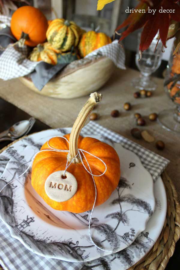 salt dough place cards