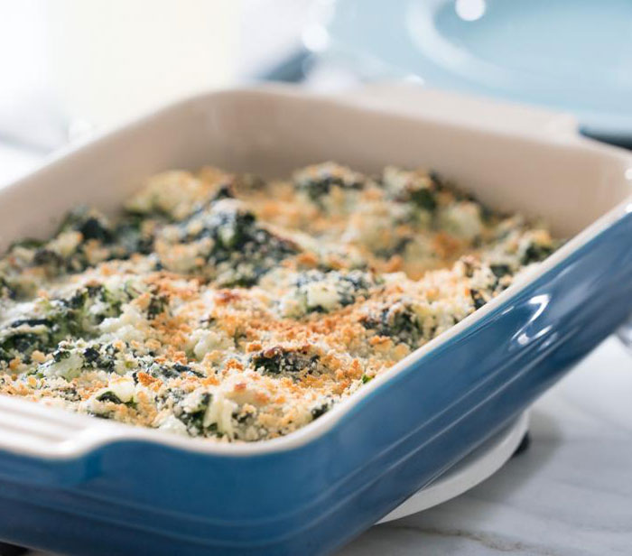 creamed spinach casserole