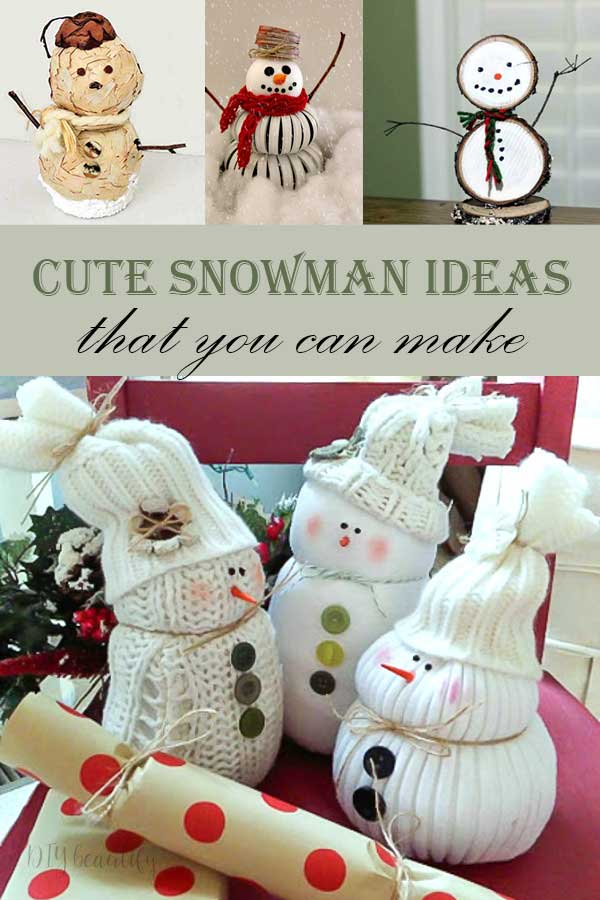 cute snowman ideas