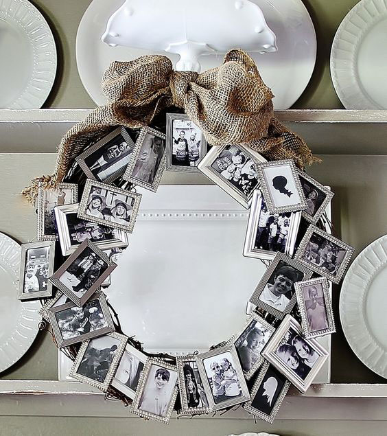 photo wreath