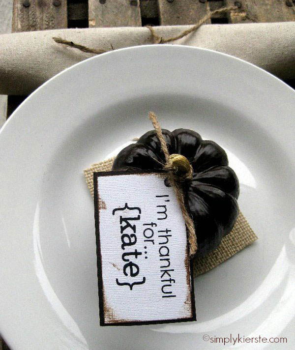 thankful place cards