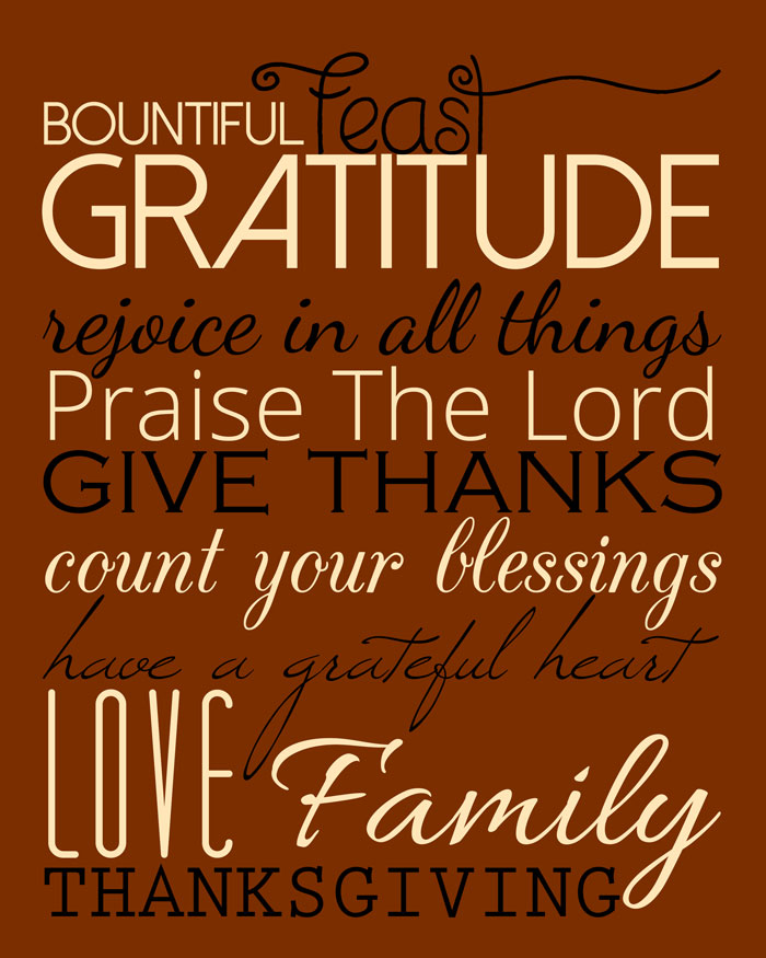 thankful crafts subway art printable