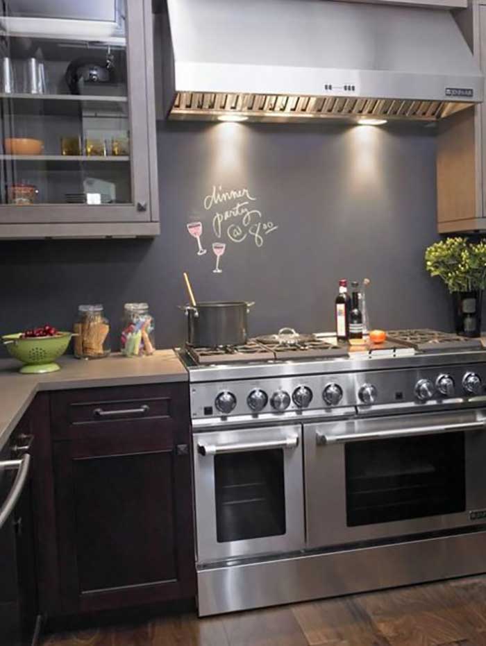 chalkboard kitchen wall