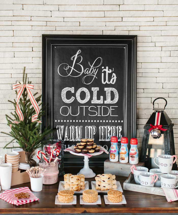 Cabin-Inspired Hot Cocoa Bar