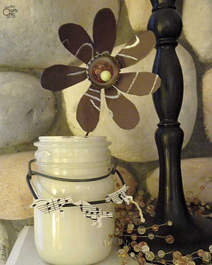 what to do with old jars - spring decor