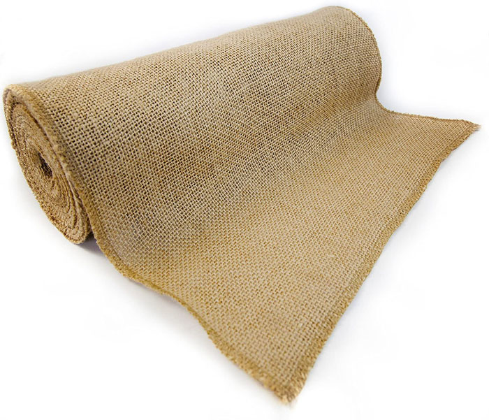 rustic craft supply - no fray burlap roll