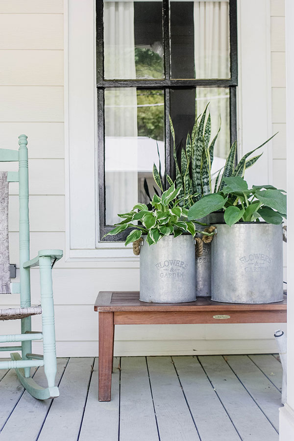 porch container garden