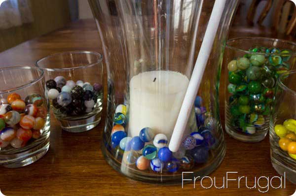 marble vase filler