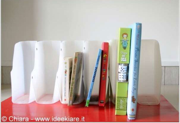 milk jug book holders