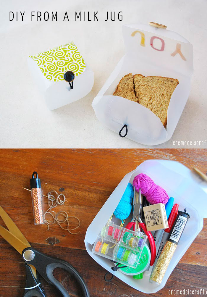 Milk Container Lunch Box