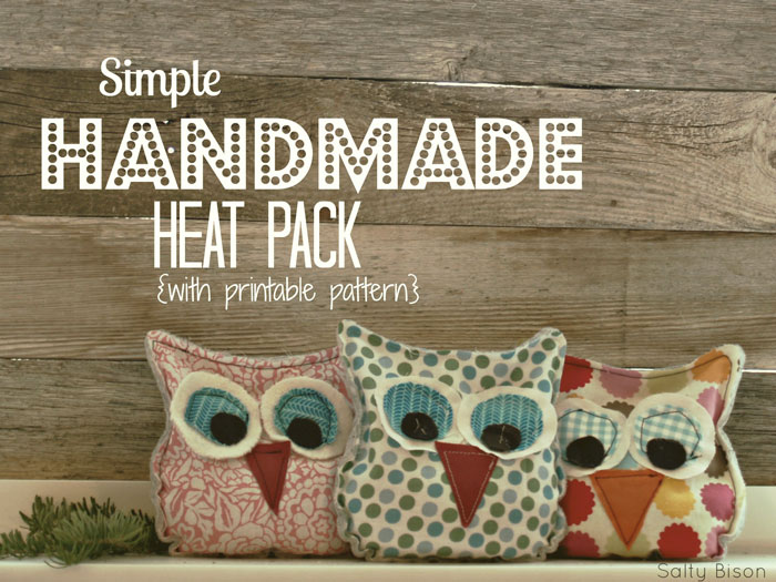 owl handmade heat pack