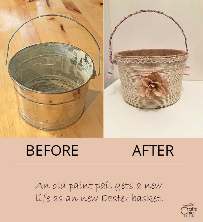 recycled paint pail